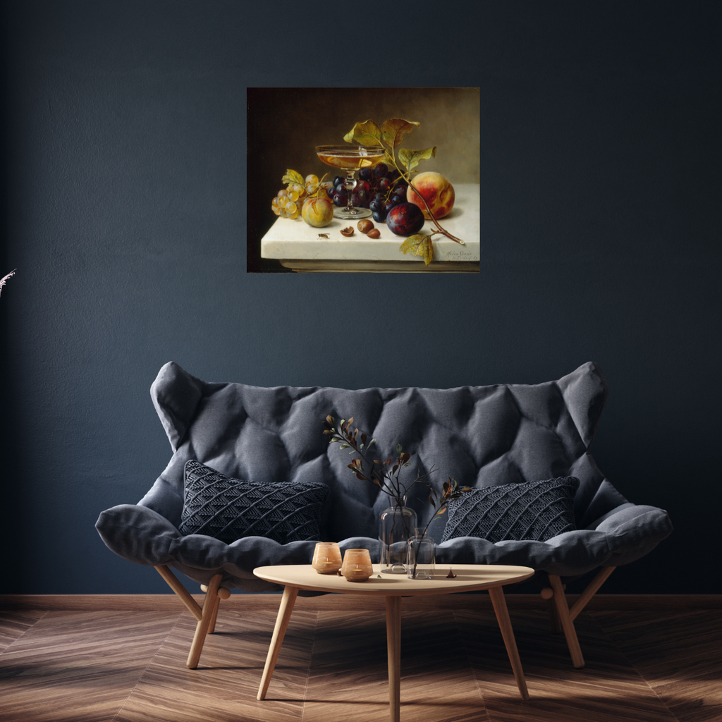 Still Life with Fruit and Champagne