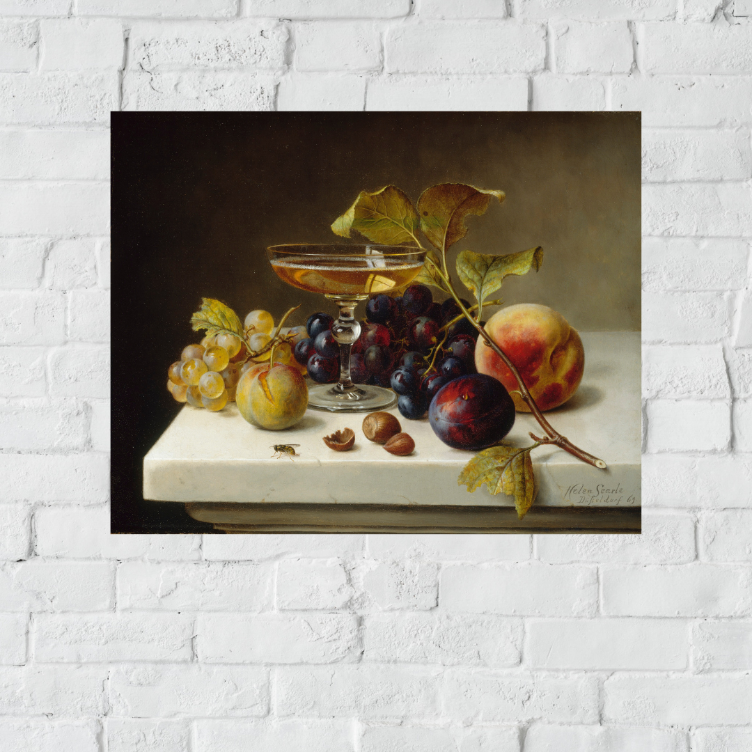 Still Life with Fruit and Champagne