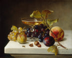 Still Life with Fruit and Champagne
